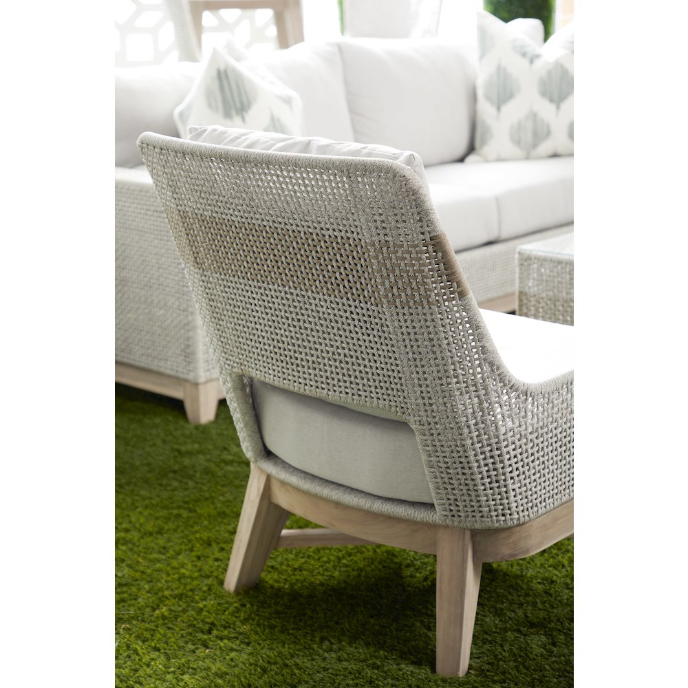 Woven - Outdoor  Transitional Tapestry Outdoor Club Chair