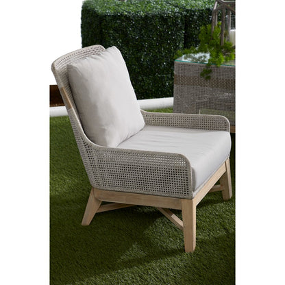 Woven - Outdoor  Transitional Tapestry Outdoor Club Chair