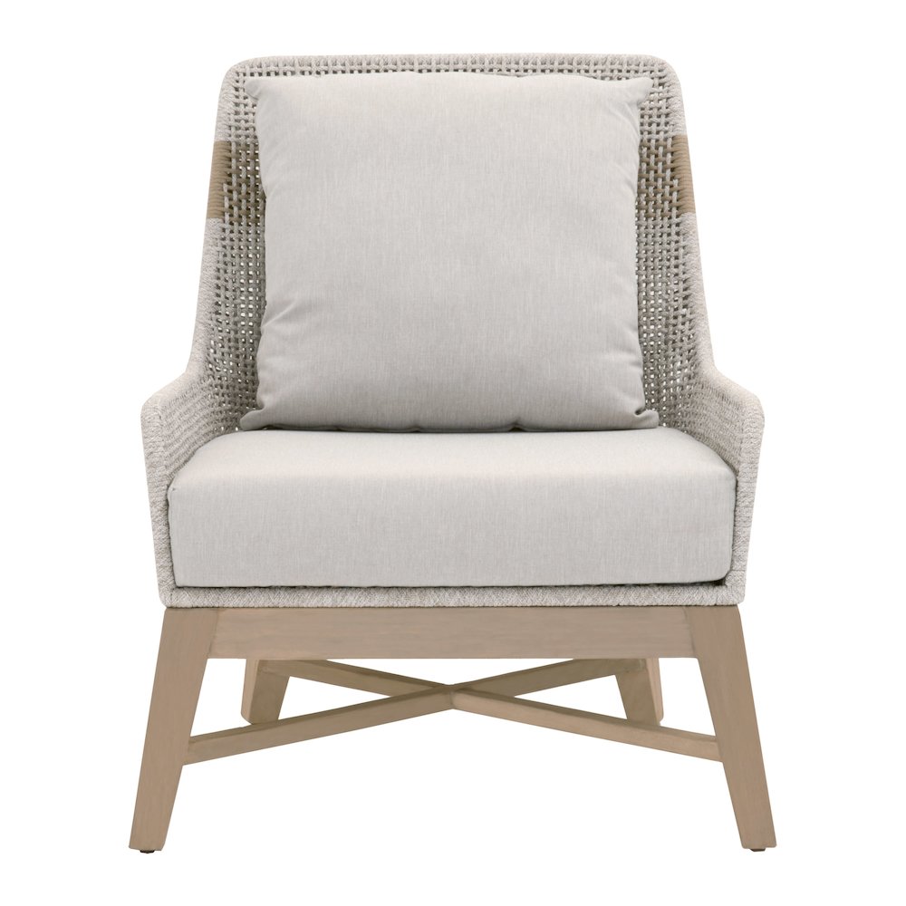 Woven - Outdoor  Transitional Tapestry Outdoor Club Chair