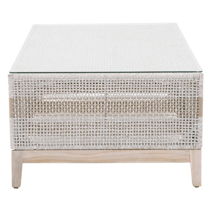 Woven - Outdoor  Transitional Tapestry Outdoor Coffee Table