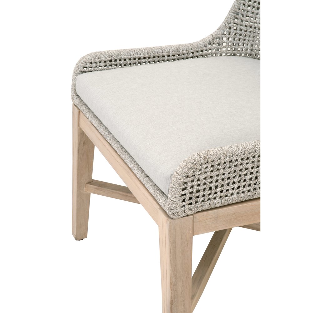 Woven - Outdoor  Transitional Tapestry Outdoor Dining Chair, Set of 2