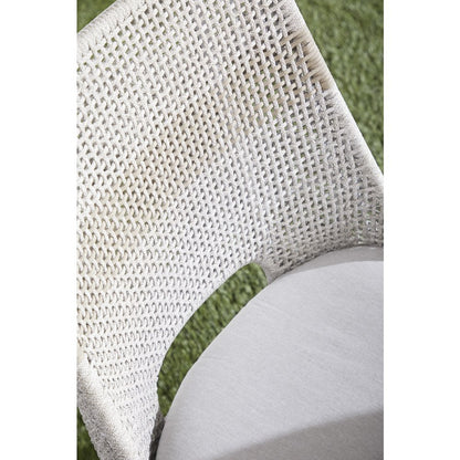 Woven - Outdoor  Transitional Tapestry Outdoor Dining Chair, Set of 2