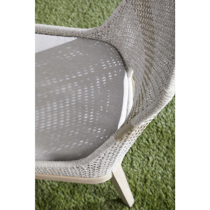 Woven - Outdoor  Transitional Tapestry Outdoor Dining Chair, Set of 2