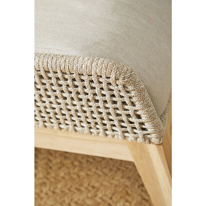 Woven - Outdoor  Transitional Tapestry Outdoor Footstool