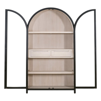 Bella Antique Transitional Toulouse Display Cabinet
