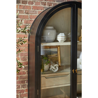 Bella Antique Transitional Toulouse Display Cabinet