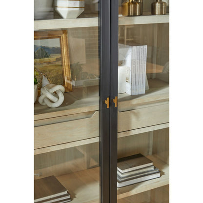 Bella Antique Transitional Toulouse Display Cabinet