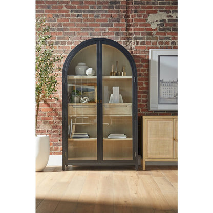 Bella Antique Transitional Toulouse Display Cabinet