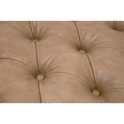 Essentials Transitional Townsend Tufted Upholstered Coffee Table