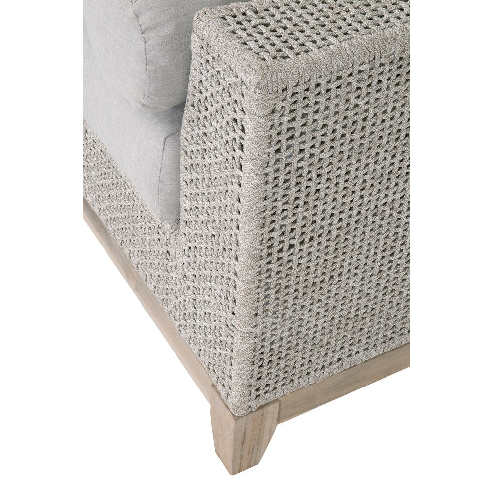 Woven - Outdoor  Transitional Tropez Outdoor 90" Sofa