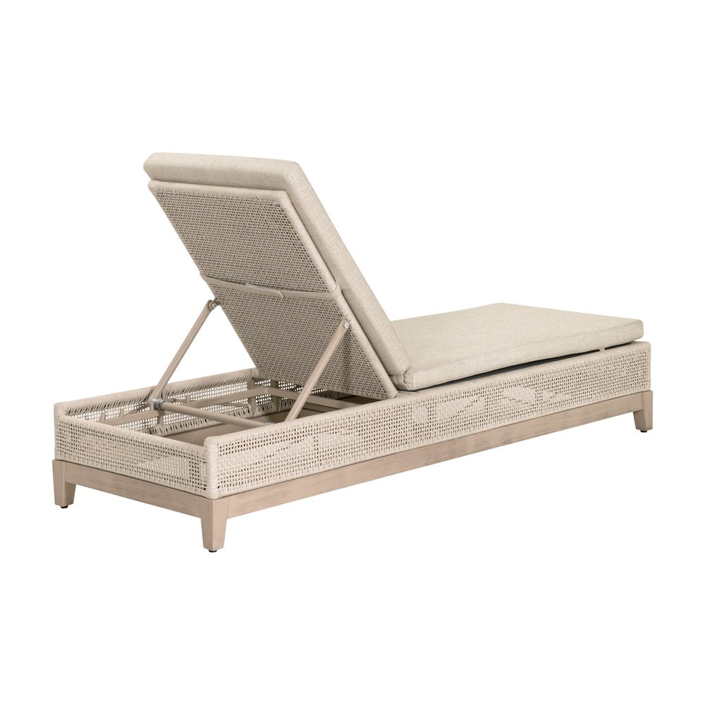 Woven - Outdoor  Transitional Tropez Outdoor Chaise Lounge