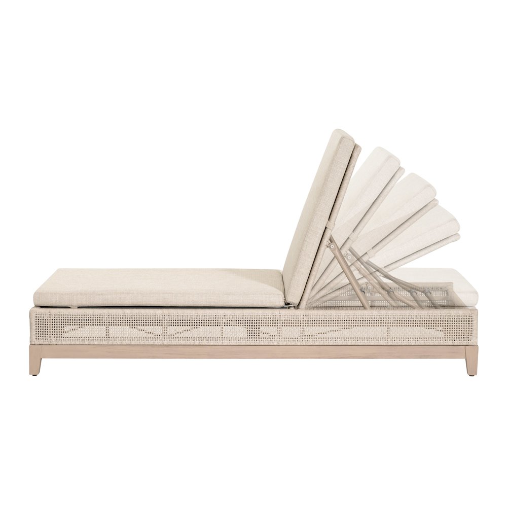 Woven - Outdoor  Transitional Tropez Outdoor Chaise Lounge