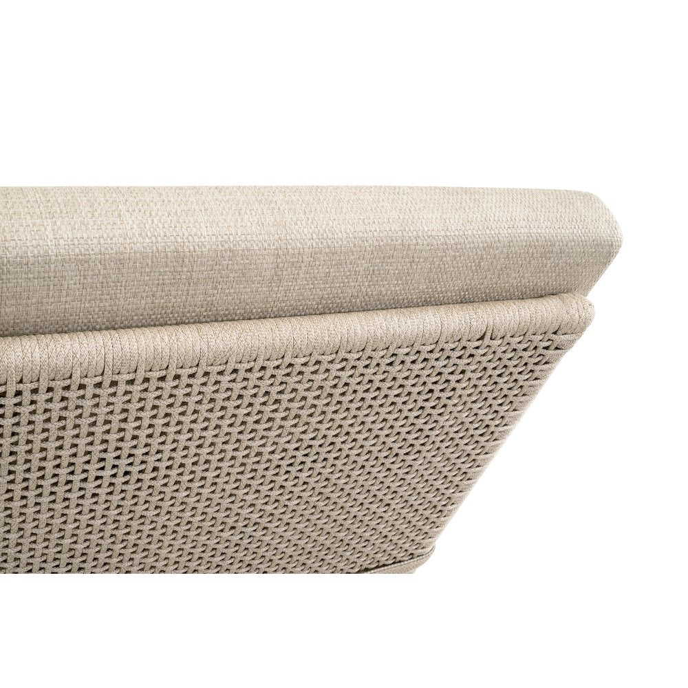 Woven - Outdoor  Transitional Tropez Outdoor Chaise Lounge
