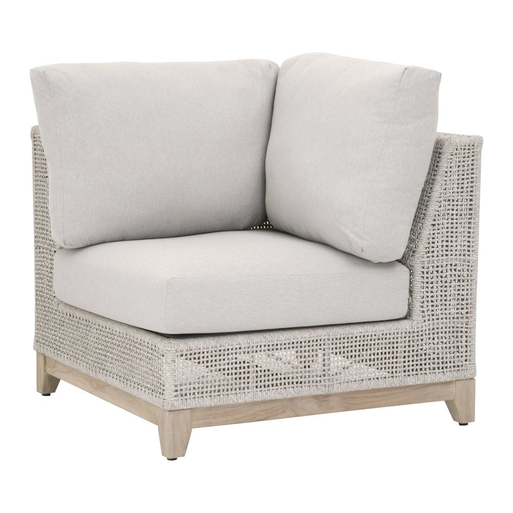 Woven - Outdoor  Transitional Tropez Outdoor Modular Corner Sofa
