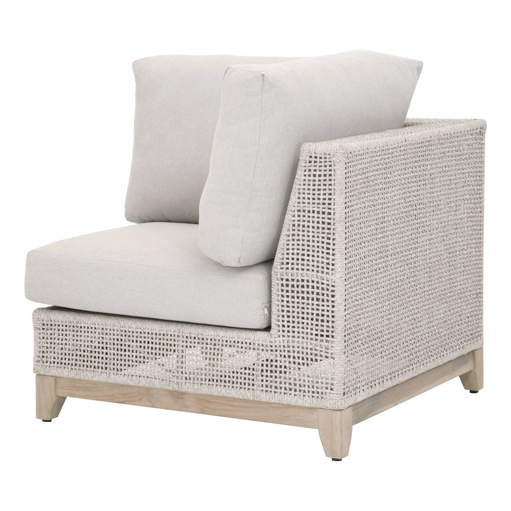 Woven - Outdoor  Transitional Tropez Outdoor Modular Corner Sofa