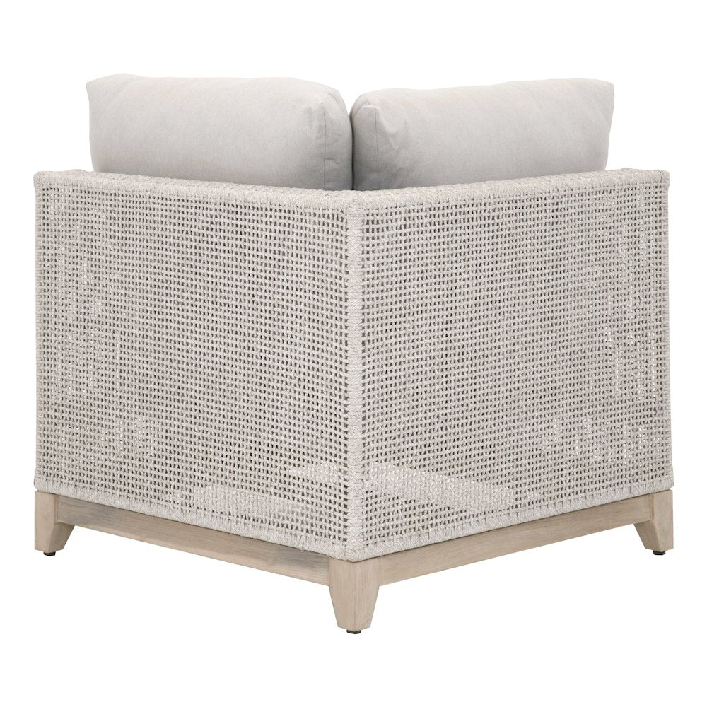 Woven - Outdoor  Transitional Tropez Outdoor Modular Corner Sofa