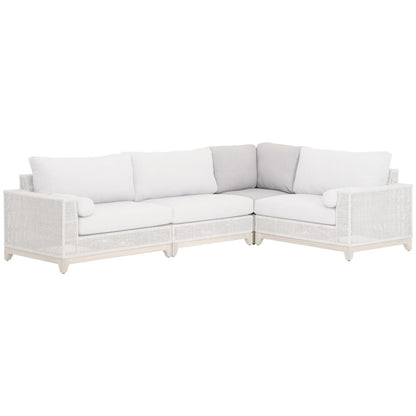 Woven - Outdoor  Transitional Tropez Outdoor Modular Corner Sofa
