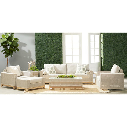 Transitional Tropez Outdoor Ottoman
