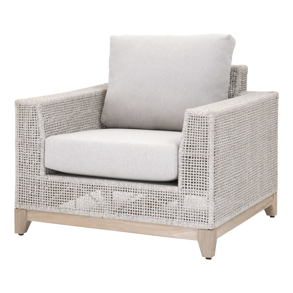 Woven - Outdoor  Transitional Tropez Outdoor Sofa Chair