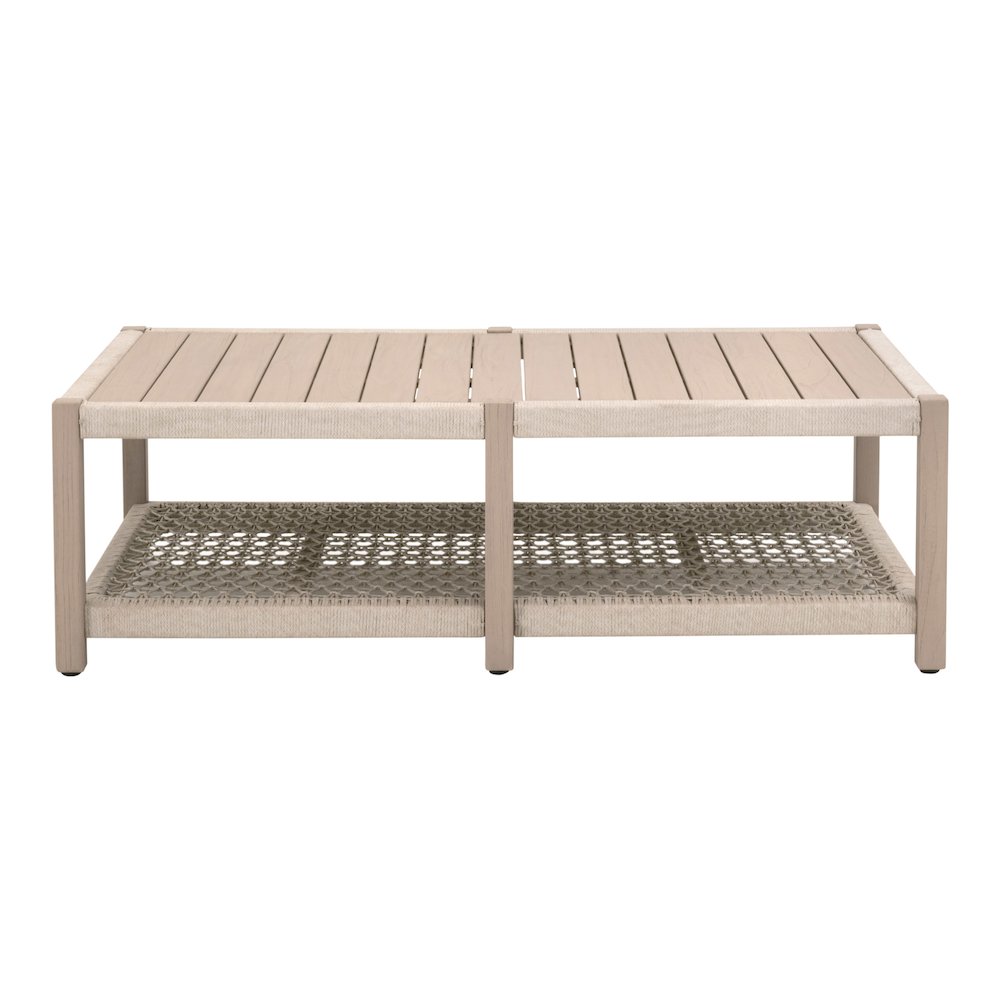 Woven - Outdoor  Transitional Wrap Outdoor Coffee Table