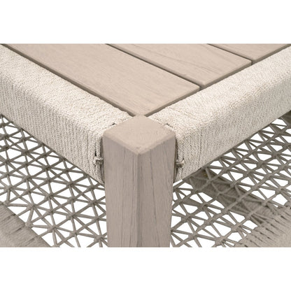 Woven - Outdoor  Transitional Wrap Outdoor Coffee Table