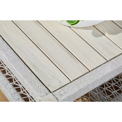 Woven - Outdoor  Transitional Wrap Outdoor Coffee Table