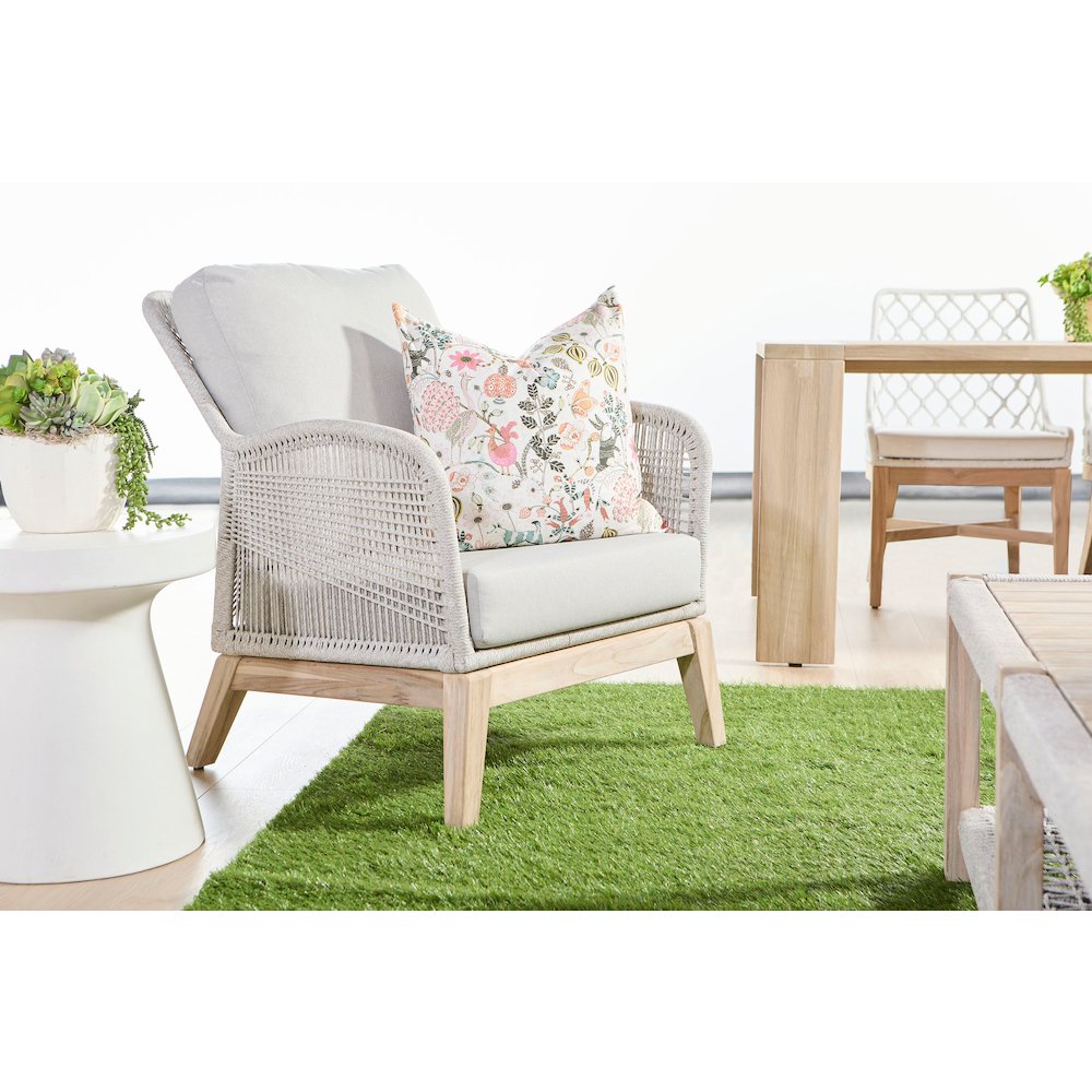 Woven - Outdoor  Transitional Wrap Outdoor Coffee Table