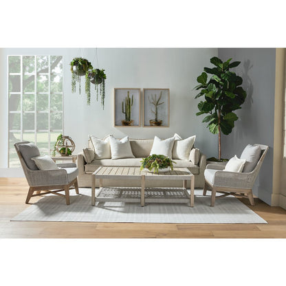 Woven - Outdoor  Transitional Wrap Outdoor Coffee Table