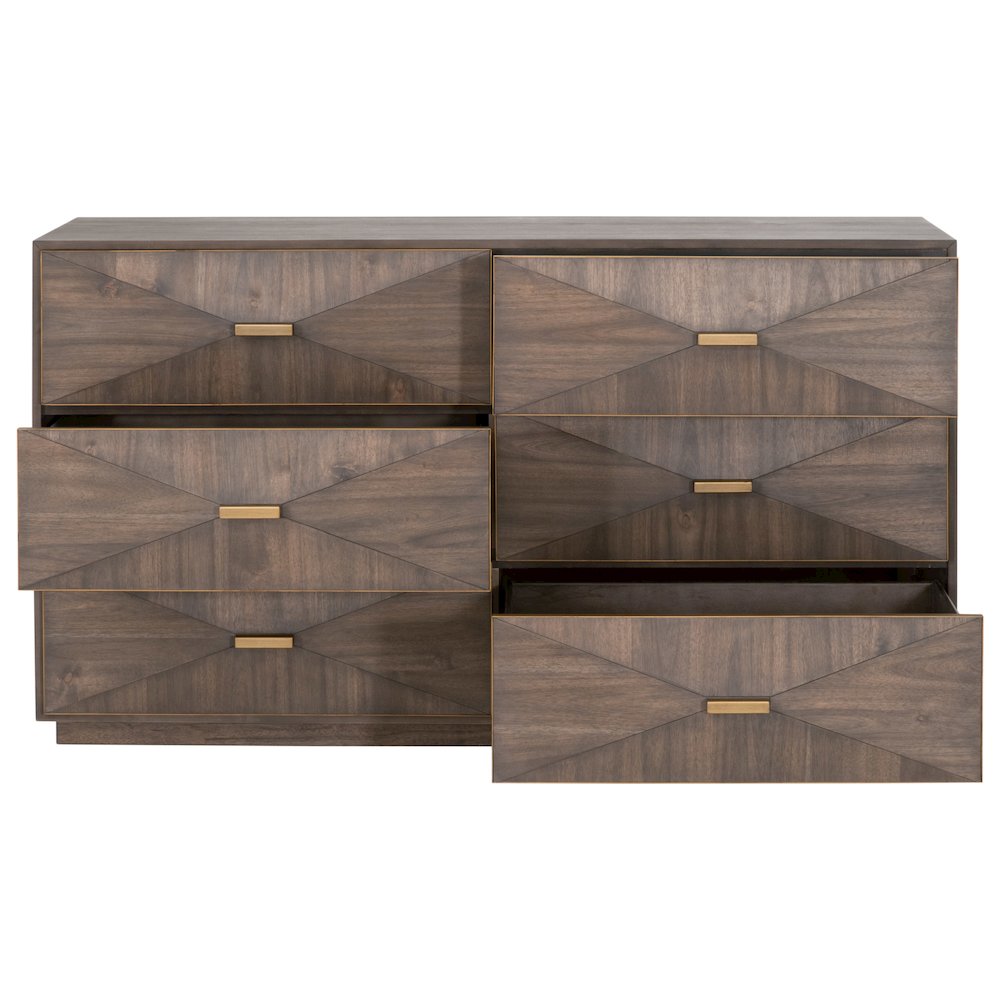 Traditions Transitional Wynn 6-Drawer Double Dresser