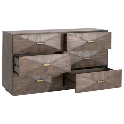 Traditions Transitional Wynn 6-Drawer Double Dresser