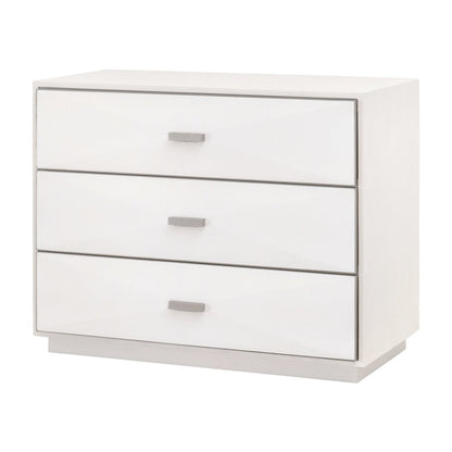 Traditions Transitional Wynn Shagreen 3-Drawer Nightstand