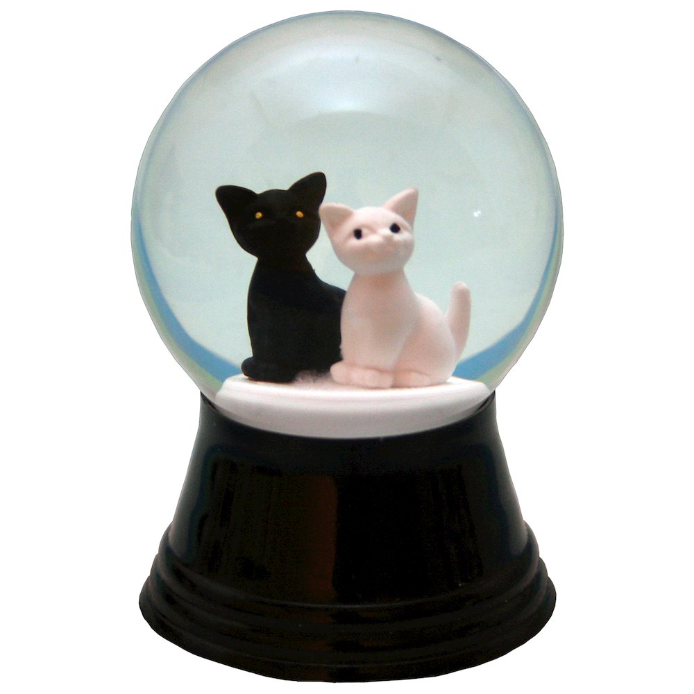 Snowglobe - Small Two Cats
