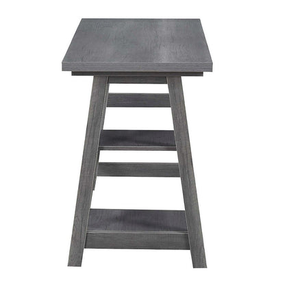 Designs2Go Trestle Desk with Shelves