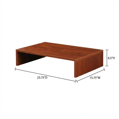 Cherry TV/Monitor Riser for Small Screens up to 26 Inches with Melamine Veneer