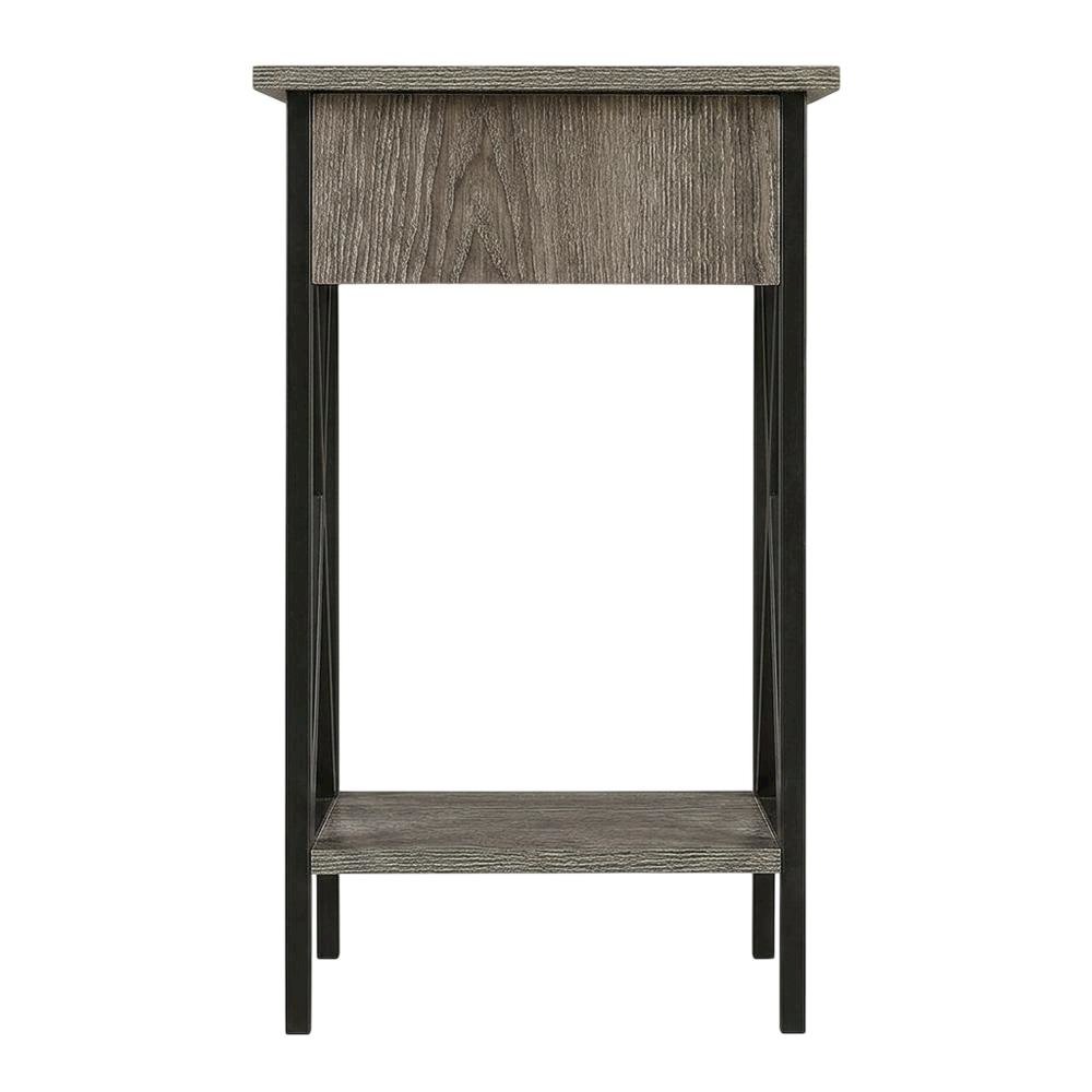 Glass Finish Flip Top Table with Compact Design for Living Room Use