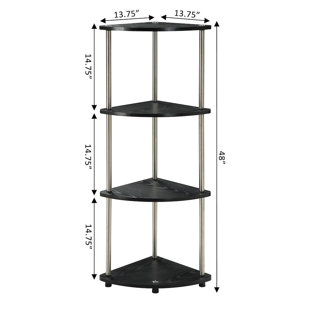 Designs2Go 4 Tier Corner Shelf