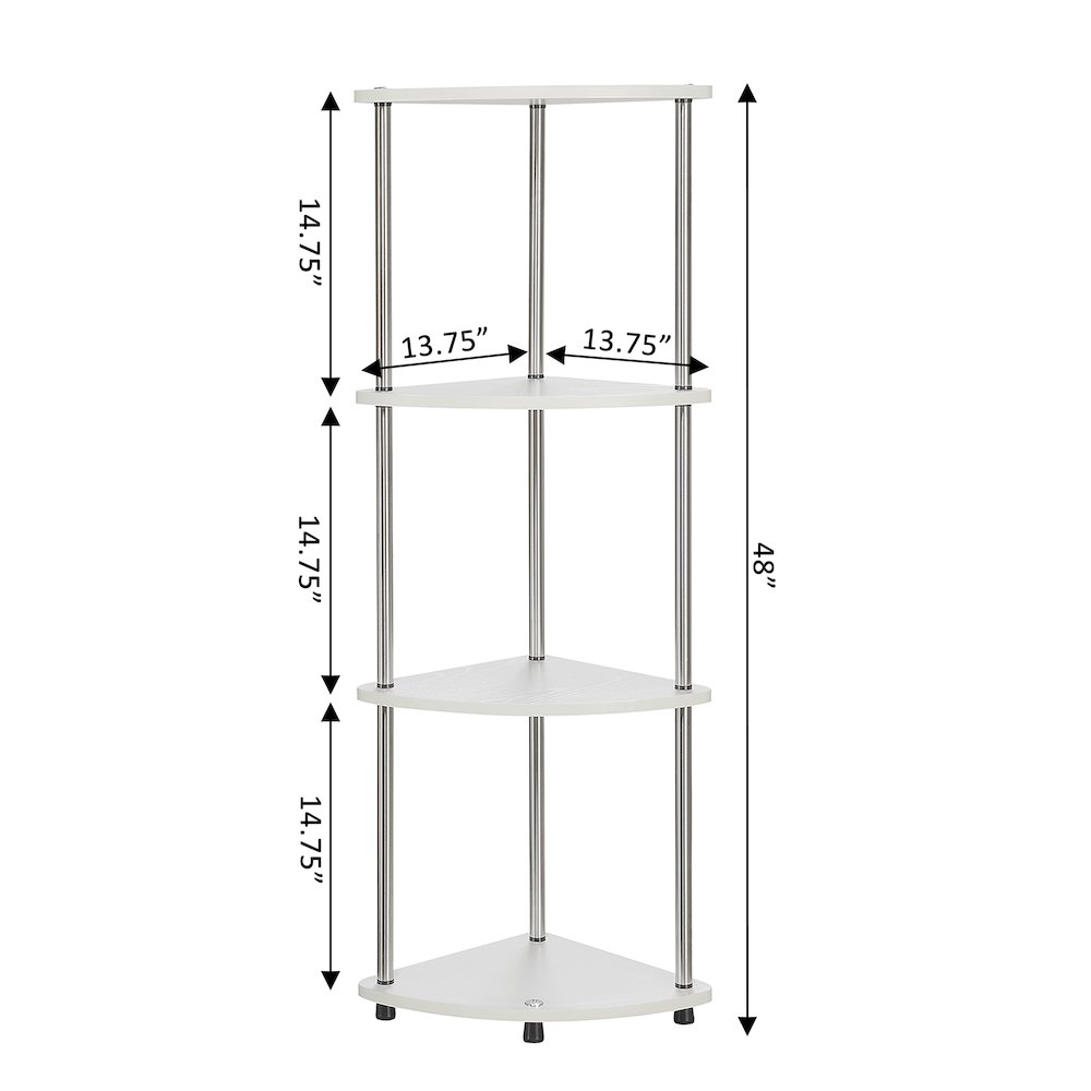 Designs2Go 4 Tier Corner Shelf
