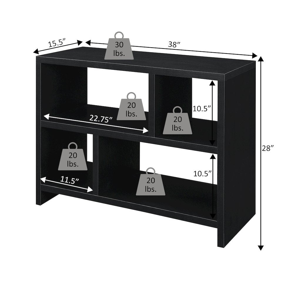 Northfield Console 3 Tier Bookcase