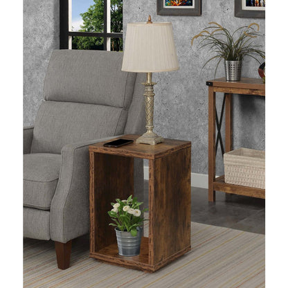 Northfield Admiral End Table with Shelf, Barnwood
