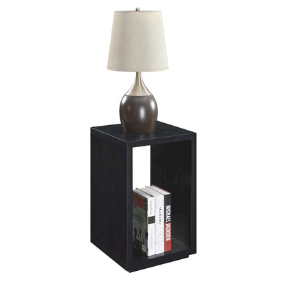 Northfield Admiral End Table with Shelf, Black