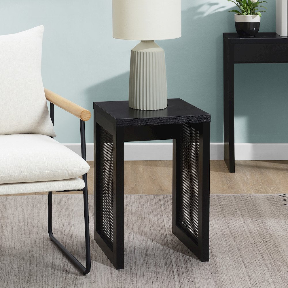 Northfield Weave End Table