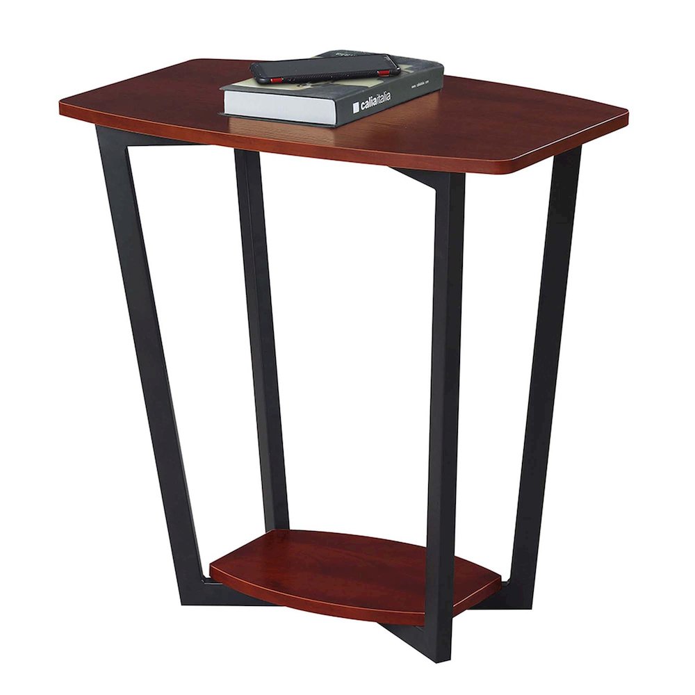 Graystone End Table with Shelf