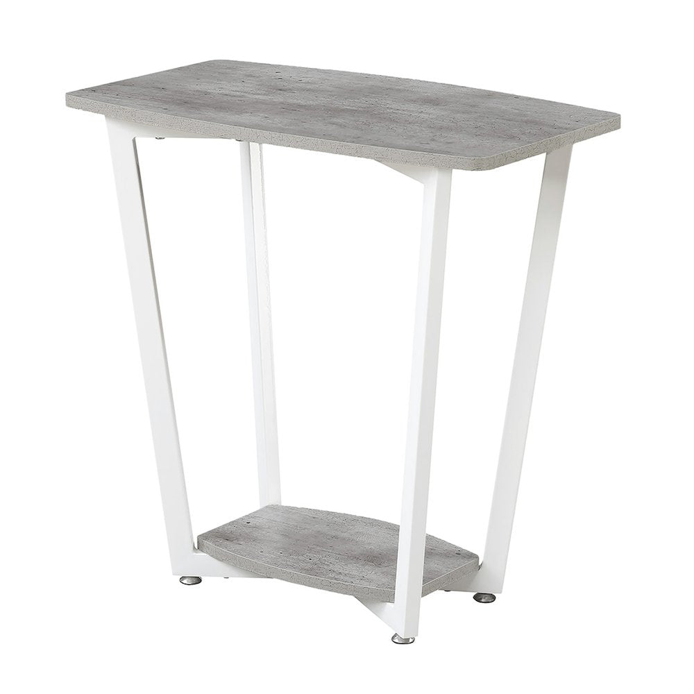Graystone End Table with Shelf