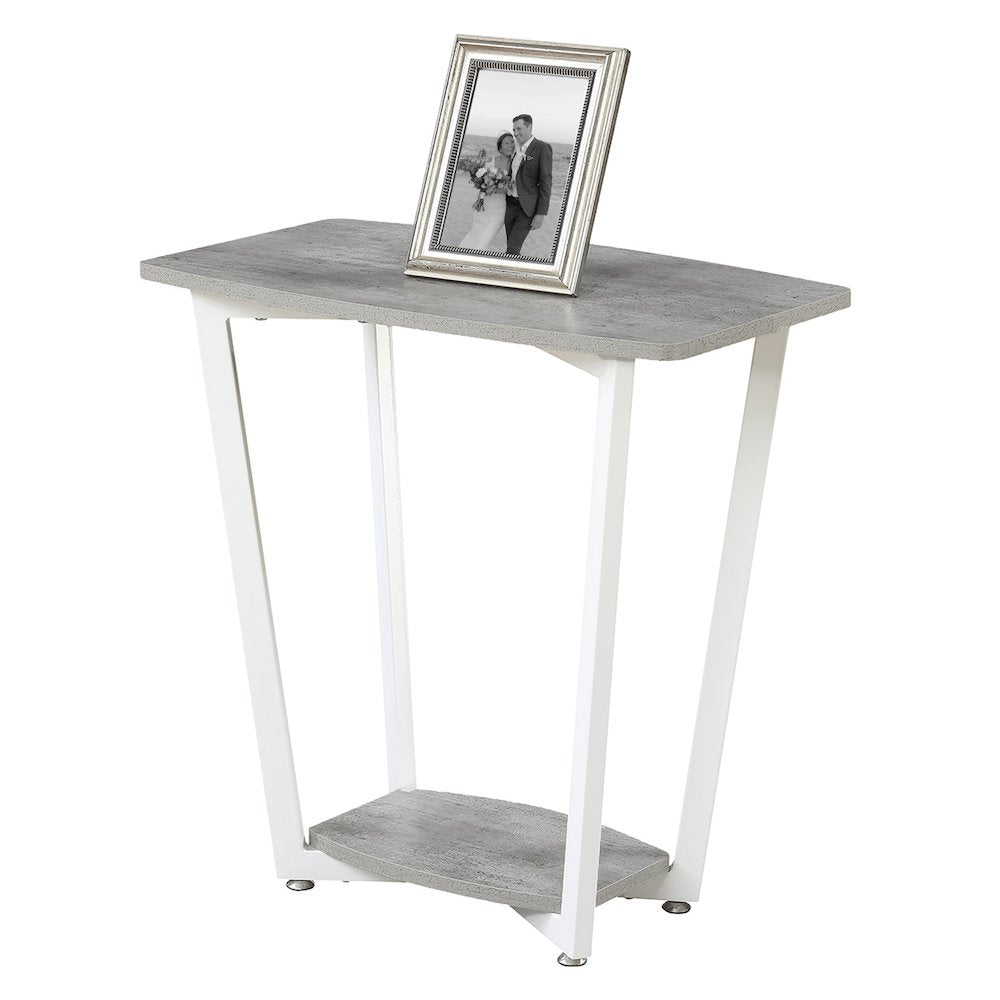 Graystone End Table with Shelf