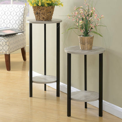 Graystone 31 inch 2 Tier Plant Stand