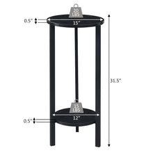 Graystone 31 inch 2 Tier Plant Stand