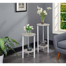 Graystone 24 inch 2 Tier Plant Stand