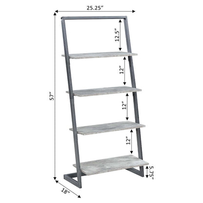 Graystone 4 Tier Ladder Bookcase/shelf