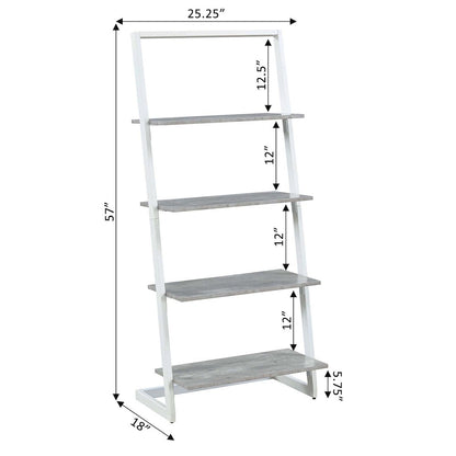 Graystone 4 Tier Ladder Bookcase/shelf