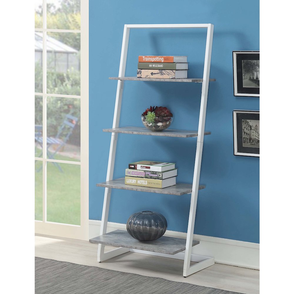 Graystone 4 Tier Ladder Bookcase/shelf